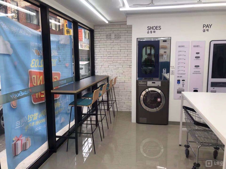 상계역 역세권, 시설, 인테리어 완비, 주거지역 위치한 셀프빨래방 매물의 4번째 사진