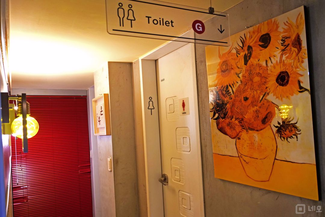 한대앞역 역세권, 대학교, 구청 인근 위치, 복층 구조 카페 매물의 4번째 사진