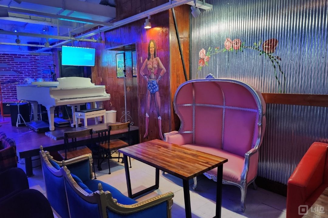 월세 저렴한, 상계동 노원역 먹자골목에 위치한 지하1층 라이브카페 매물의 2번째 사진