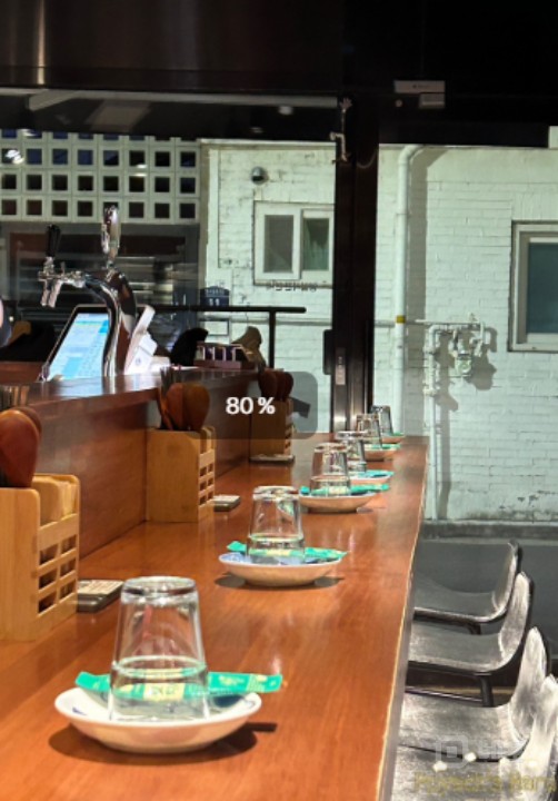 성업중인 1인 쉐프 운영 매장. 개방감 좋은 통창구조 매물의 2번째 사진