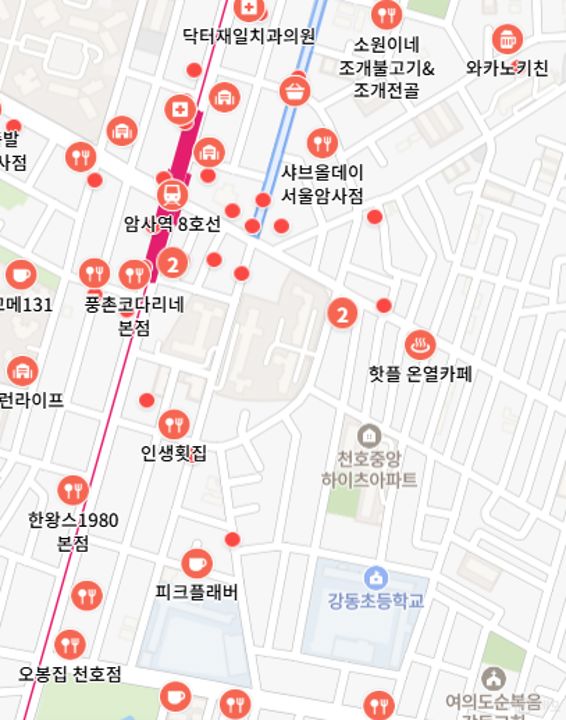 암사역 부근 상권 매물의 5번째 사진
