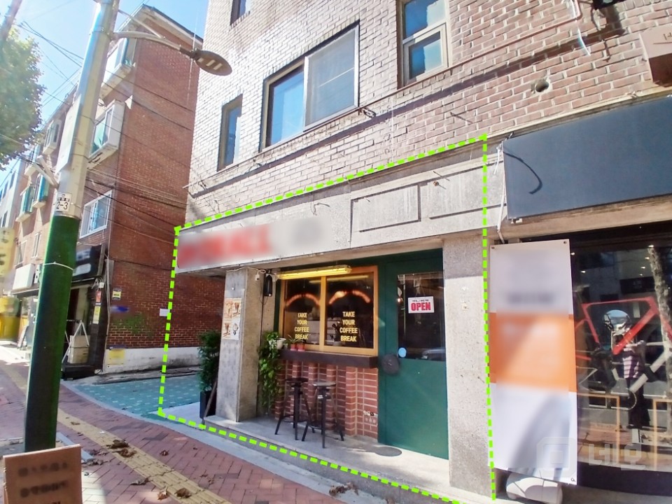 GATE 망원동 한강공원 초입에 위치한 코너노출 1층 상가 매물의 9번째 사진